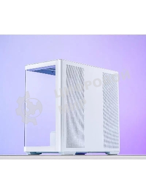 Корпус без блока питания JONSBO D300, Mini-Tower, TG, no fan, 2xUSB-A 3.2 + 1xUSB-C 3.2, mATX, mITX White