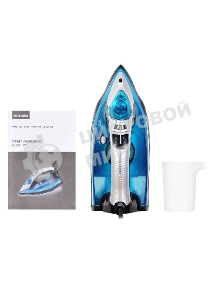 Утюг Hyundai H-SI01336 2800 Вт черный/голубой