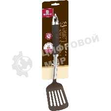 Лопатка для вторых блюд Rondell Mocco RD-1381 коричневый/стальной упак.: картонная подложка