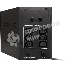 Источник бесперебойного питания ExeGate SpecialPro Smart LLB-1000.LCD.AVR.C13.RJ 1000VA/650W, LCD, AVR, 6*IEC-C13, RJ45/11, черный