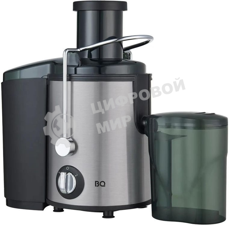 Соковыжималка BQ J1000 серый/черный, центробежная, 900 Вт, 800 мл, механическое