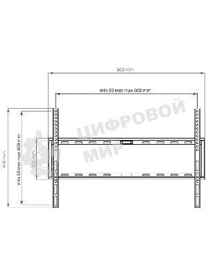 Кронштейн Arm media STEEL-1 new черный, настенный, 32