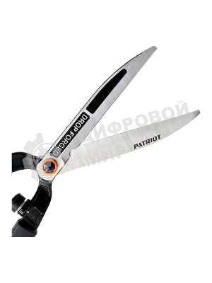 Ножницы для живой изгороди Patriot CSF 610, прямые кованые лезвия, PP+TPR рукоятки, регул-ка прижима, 610 мм