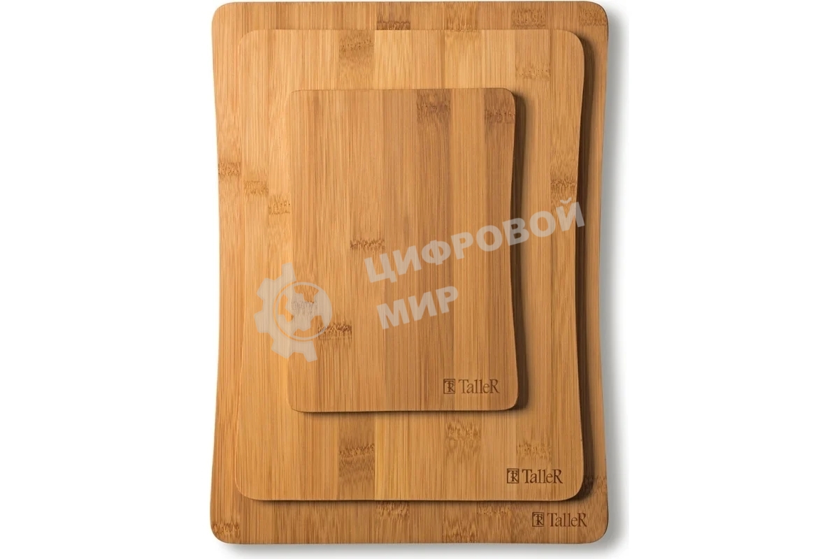 Доска разделочная TalleR TR-52216 набор 3 пр. Материал: бамбук