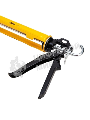 Пистолет для герметика Deli DL2370A Размер: 10 дюймов/250 мм. Сталь А3 + алюминий.