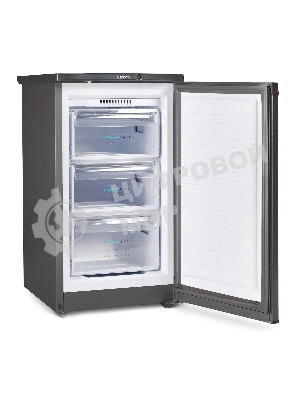 Морозильная камера Бирюса W412 графит, 80л, 3 ящика