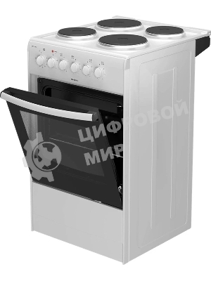 Плита электрическая Darina S EM 341 404 W белый/черный, конфорок 4 шт, духовка 50 л, 50 см x 85 см x 56 см