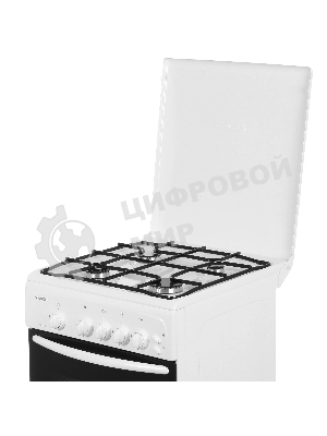 Плита газовая Gefest ПГ 3200-06 белый, конфорок 4 шт, духовка 42 л, 50 см x 85 см x 57 см