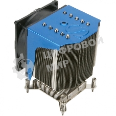 Кулер серверный Ablecom ACL-S40062 синий, 92 мм, алюминий/медь, 3800 об/мин, 38 дБ, 4 pin, 295 Вт, 128 мм