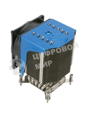 Кулер серверный Ablecom ACL-S40062 синий, 92 мм, алюминий/медь, 3800 об/мин, 38 дБ, 4 pin, 295 Вт, 128 мм