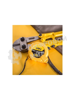 Рулетка Deli DL9010B 10мx25мм Метрическая. Корпус ударопрочный, компактный.