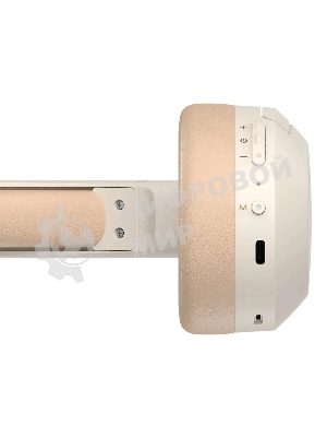 Беспроводные/проводные наушники Edifier W820NB Plus слоновая кость, полноразмерные, Bluetooth + USB-C, активное шумоподавление