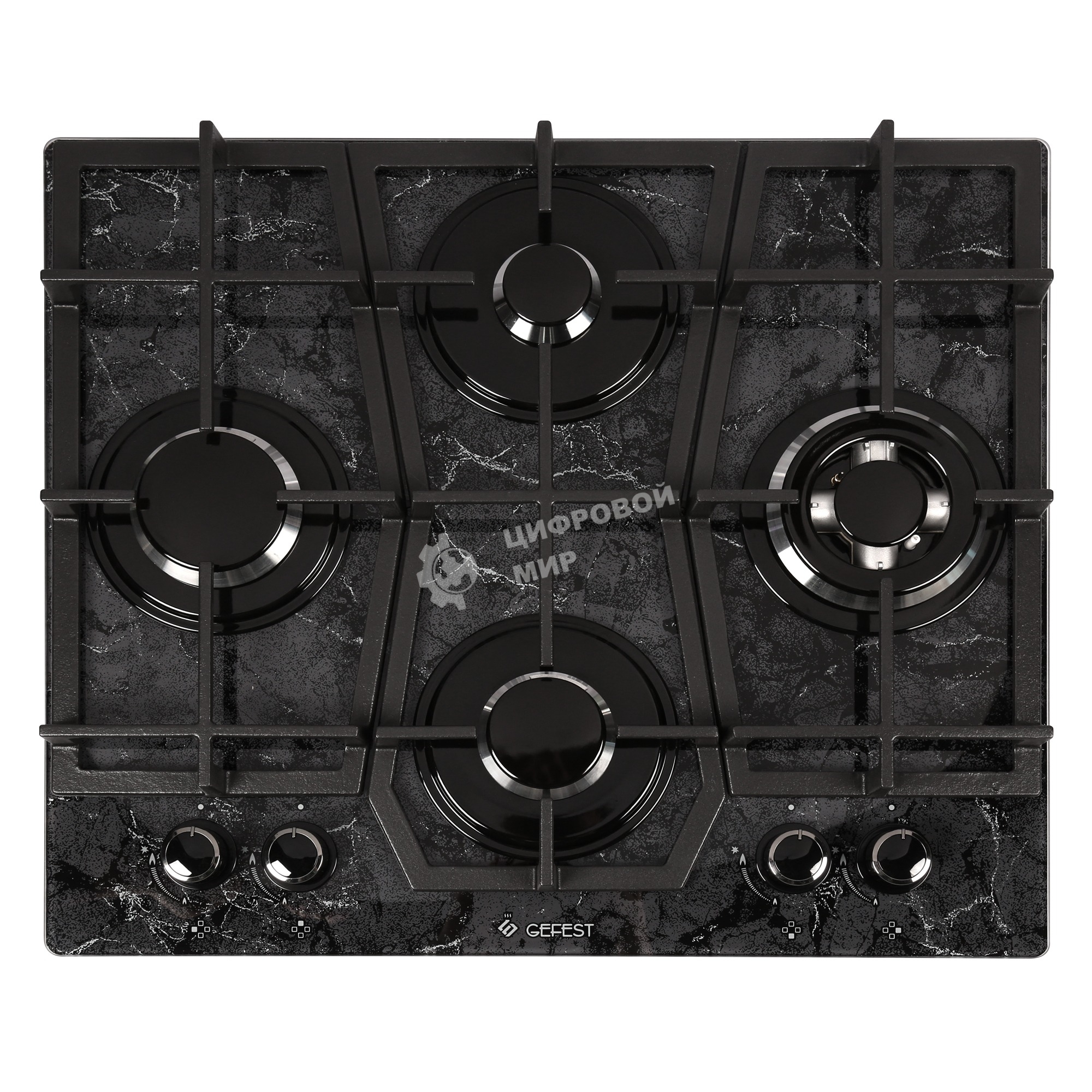 Газовая варочная панель Gefest ПВГ 2231-10 К53, черный