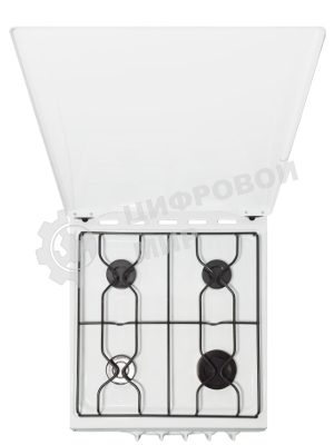 Плита газовая Лада Nova RG 24044 W белый, конфорок 4 газовых, духовка 50 л, 50 см x 85 см x 60 см