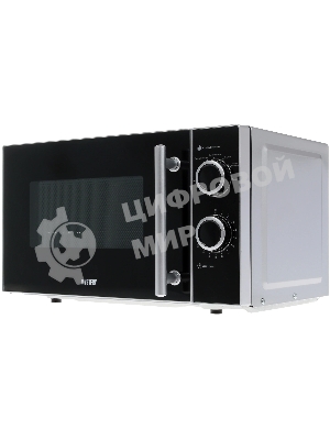 Микроволновая печь Mystery MMW-2032 черный/серебристый, 20 л, 800 Вт, переключатели - поворотный механизм