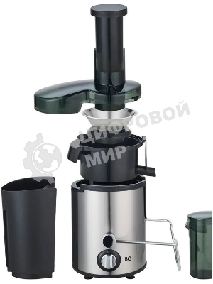 Соковыжималка BQ J1000 серый/черный, центробежная, 900 Вт, 800 мл, механическое