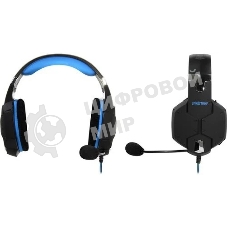 Гарнитура SmartBuy Rush Viper чёрный-синий, проводная, 3.5 мм