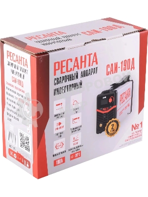 Сварочный аппарат Ресанта САИ-190Д инвертор ММА/TIG 7.2кВт
