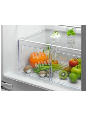 Встраиваемый холодильник Electrolux RNT2LF18S (без No Frost, электронное управление, класс A+, полезный объем: 272 л (195 + 72 л), 54x54.9x177.9 см, белый)