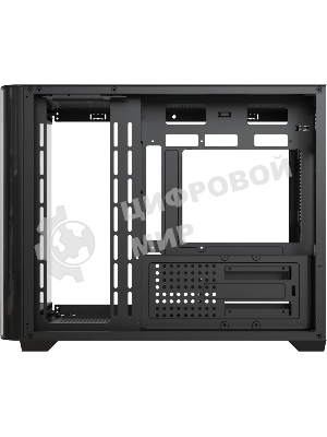 Компьютерный корпус AeroCool/Formula Crystal U2M Floe черный без БП mATX 1xUSB 3.0 1xUSB3.1 audio bott PSU