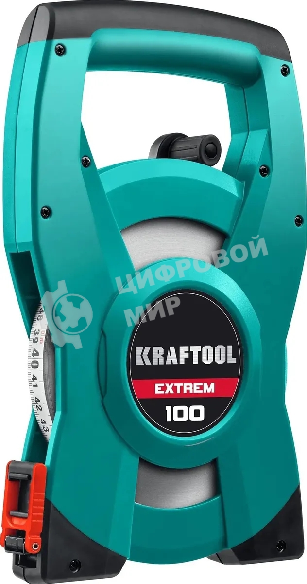Геодезическая стальная мерная лента KRAFTOOL EXTREM, 100 м