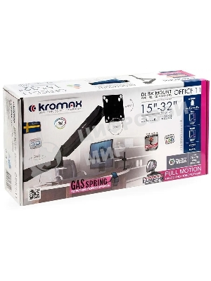 Кронштейн для мониторов ЖК Kromax OFFICE-11 черный 15