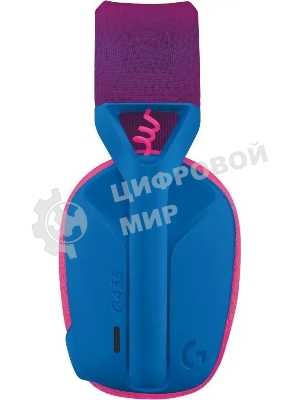 Гарнитура Logitech G435 синий/розовый, беспроводная, Bluetooth/USB, до 18 ч