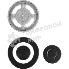 Газовая варочная панель Maunfeld EGHS.64.43CS/G, 4 конфорки, нержавеющая сталь, серебристый