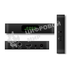 Приставка для цифрового ТВ Cadena CDT-2388S черный, DVB-T2, DVB-T, HDMI, USB 2.0