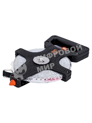 Рулетка геодезическая Sparta, 50 м х 12,5 мм, лента ПВХ, открытый корпус