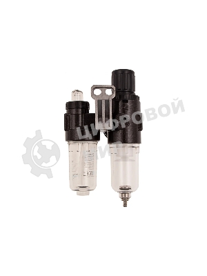 Блок подготовки воздуха регулятор-фильтр-лубрикатор Denzel FLR1500, 10 бар, 1500 л/мин, 1/4