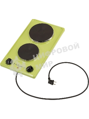 Плита настольная электрическая ЭПБ 22 зеленый (настольная)