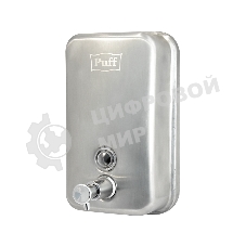 Дозатор PUFF 1402.096 для жидкого мыла из нерж. стали. матовый -8608m 800ml