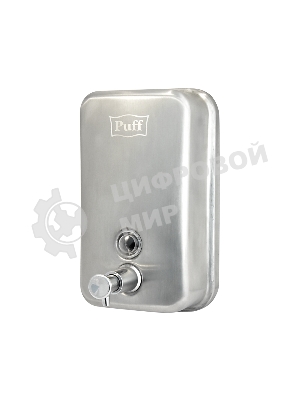 Дозатор PUFF 1402.096 для жидкого мыла из нерж. стали. матовый -8608m 800ml