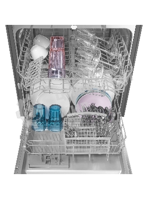 Встраиваемая посудомоечная машина HOMSair DW64E, серебристый, 59.8 см, 12 компл., 49 дБ, класс A++