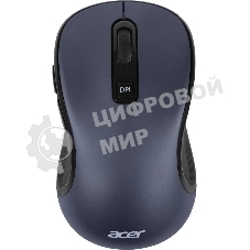 Мышь беспроводная Acer OMR306 черный/серый, 1600 dpi, радиоканал, USB, кнопки - 6