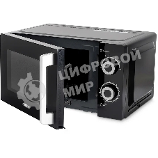 Микроволновая печь Hyundai HYM-M2054 черный/серебристый, 20 л, 700 Вт, переключатели - поворотный механизм