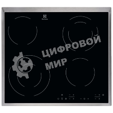 Электрическая варочная панель Electrolux EHF6342XOK Hi-Light, независимая, черный