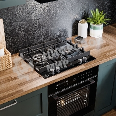 Газовая варочная поверхность LEX GVG 644 T BL независимая, черный