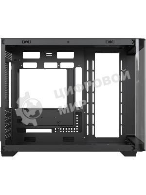 Компьютерный корпус AeroCool/Formula Crystal U2M Floe черный без БП mATX 1xUSB 3.0 1xUSB3.1 audio bott PSU