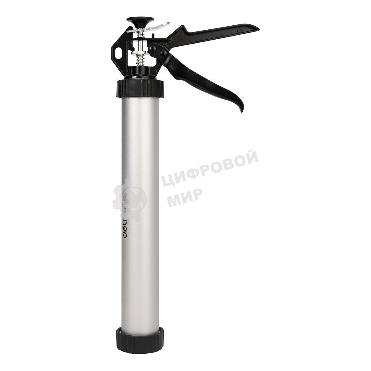 Пистолет для герметика Deli DL2380 Размер: 15 дюймов/380 мм. Сталь А3 + алюминий. Угол поворота 360.