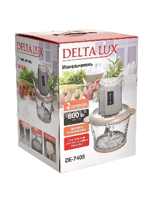 Измельчитель DELTA LUX DE-7405, бежевый