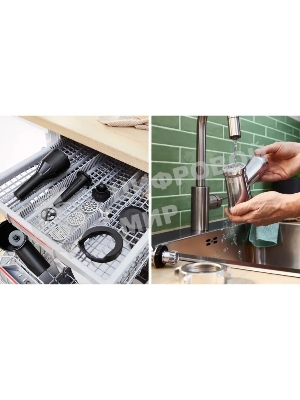 Мясорубка электрическая Bosch MFWS650B черный, 2100 Вт, 3.5 кг/мин, реверс, защита от перегрузки, насадки - 5