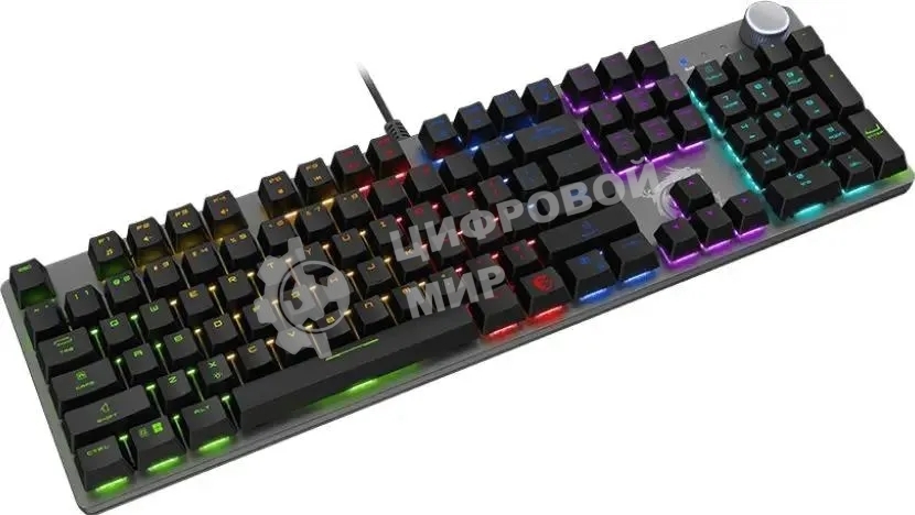 Клавиатура MSI Forge GK320 проводная, USB Type-A, чёрный