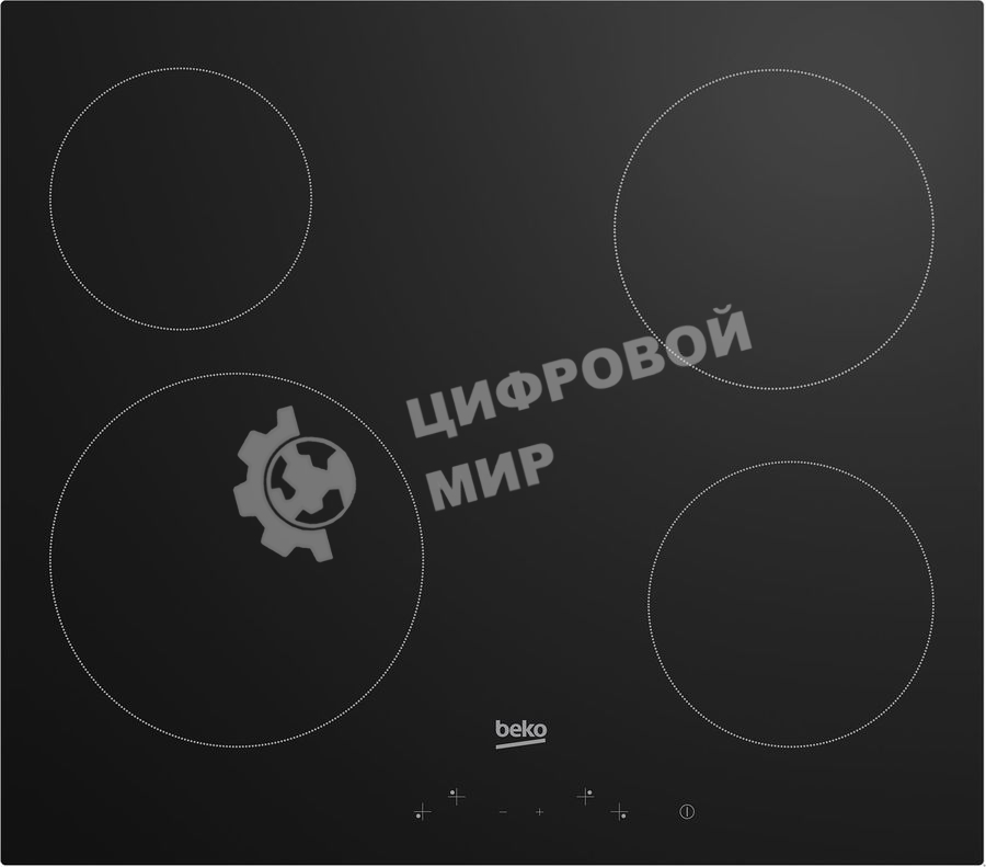 Встраиваемая электрическая варочная поверхность Beko HIC 64401, черный
