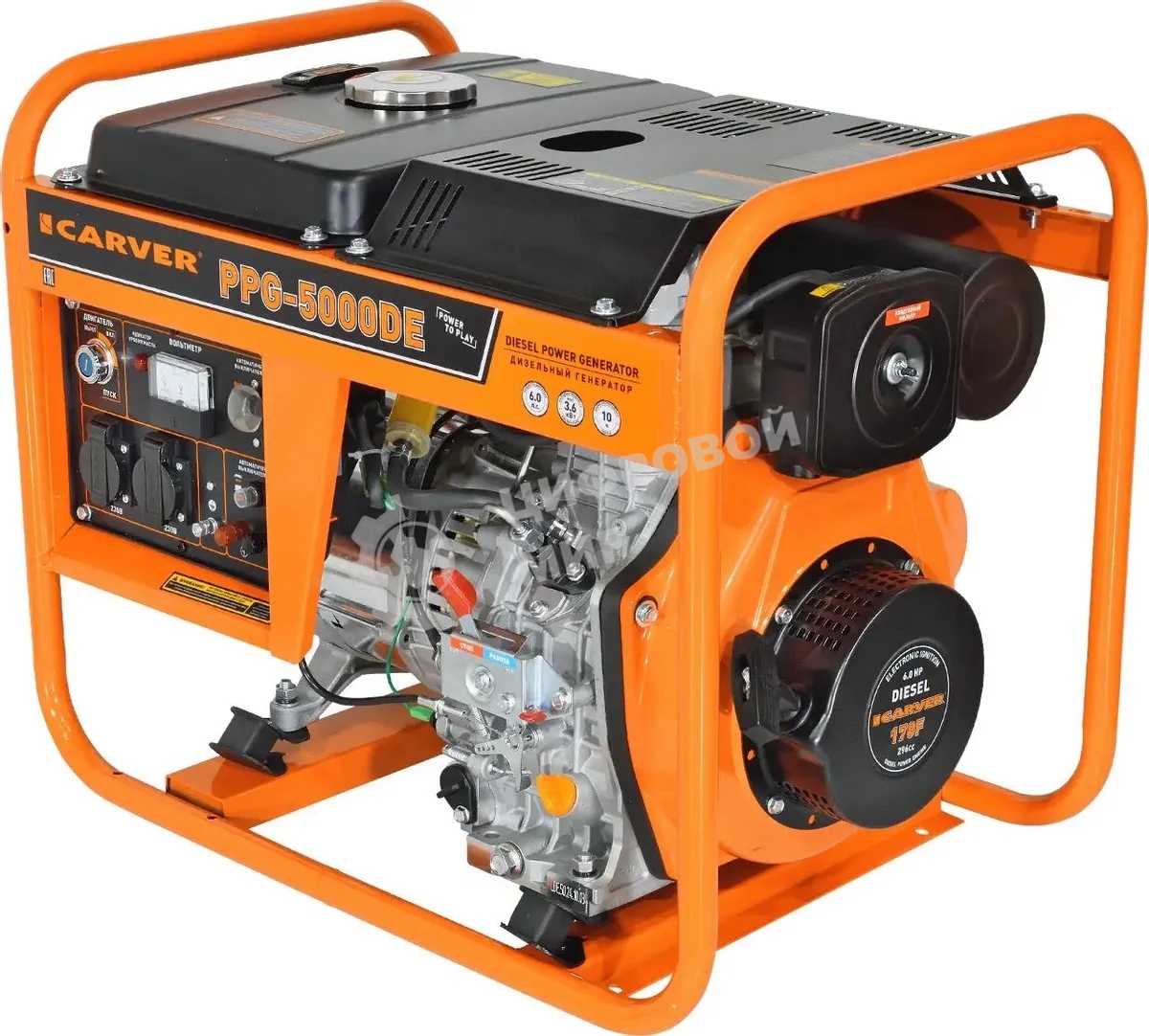 Генератор Carver PPG-5000D, 3.6 кВт