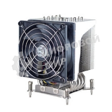 Кулер серверный Ablecom ACL-S40200 серебристый, 92 мм, алюминий/медь, 3800 об/мин, 38 дБ, 4 pin, 205 Вт, 126 мм