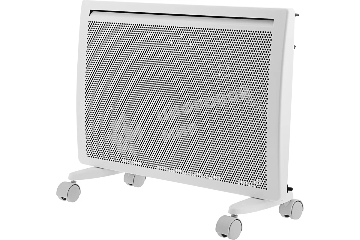 Конвектор электрический гибридный Denzel HybridX-1500 белый, 1500 Вт, 25 м2, термостат, дисплей