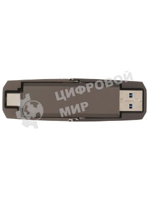 Флешка USB Netac US5 (NT03US5C-512G-32TA), 512Gb, USB 3.2/TypeC, R/W 550/500, черный
