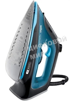 Утюг BRAUN SI5256BL синий/черный, 2600 Вт, 50 г/мин, 210 г/мин, 300 мл